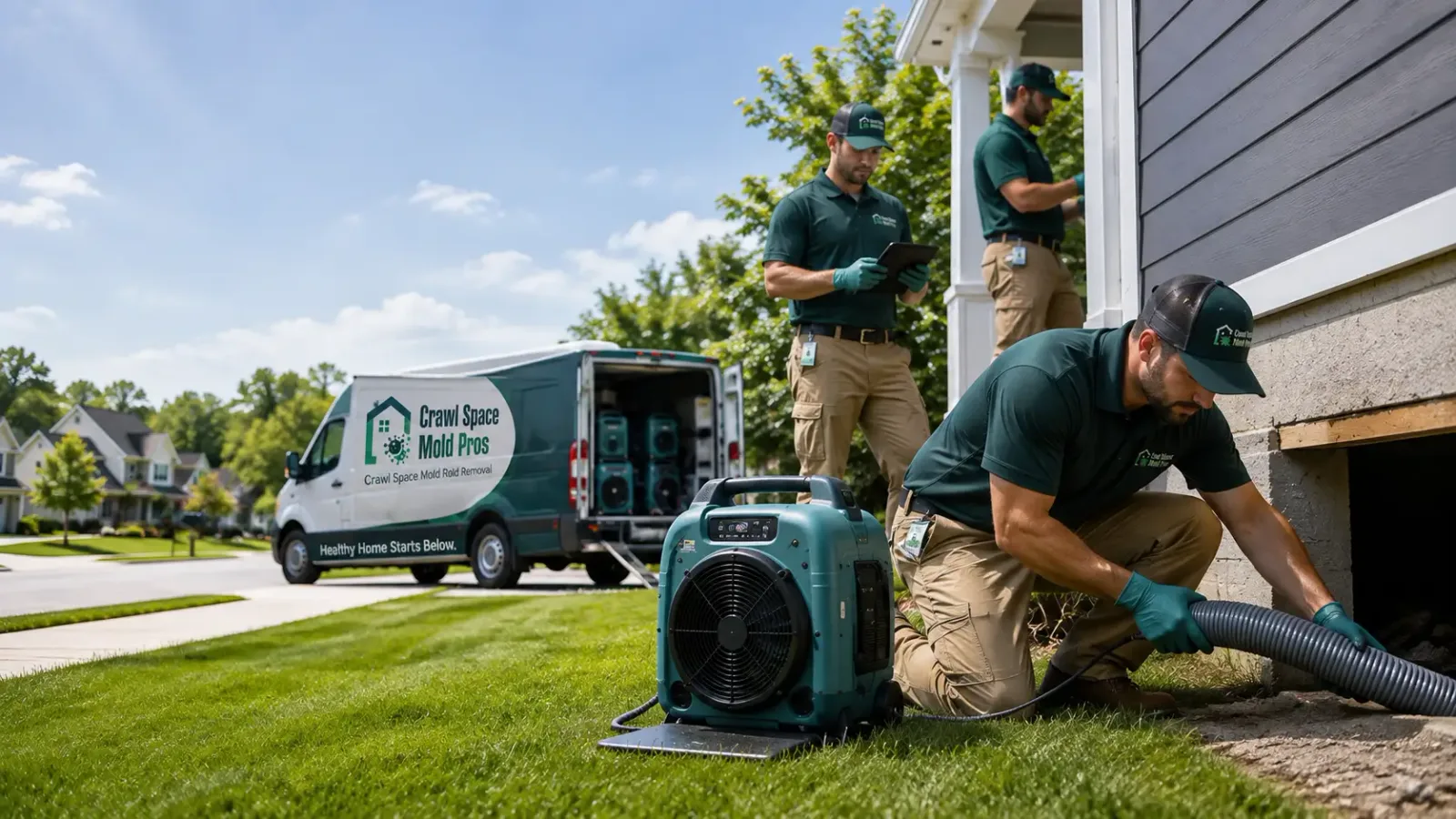 Crawl Space Mold Removal in Sherman, IL